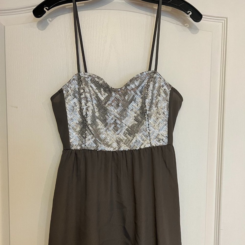 H&M Grey & Silver Cocktail dress